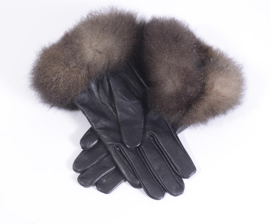 New Zealand Possum Fur and Sheep leather gloves.